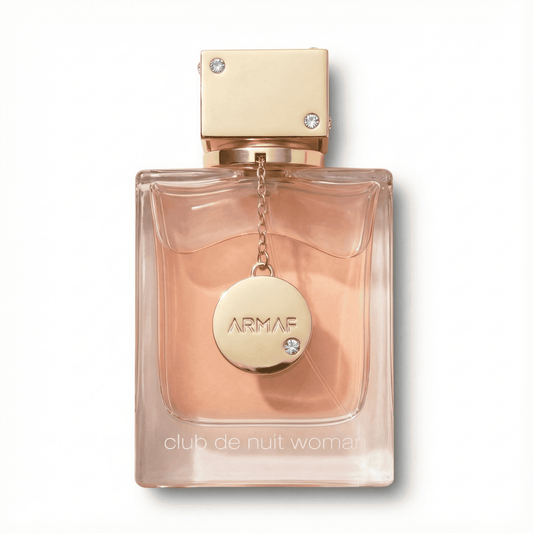 Luxurious women's perfume with floral and fruity notes, elegant design, perfect for special occasions.