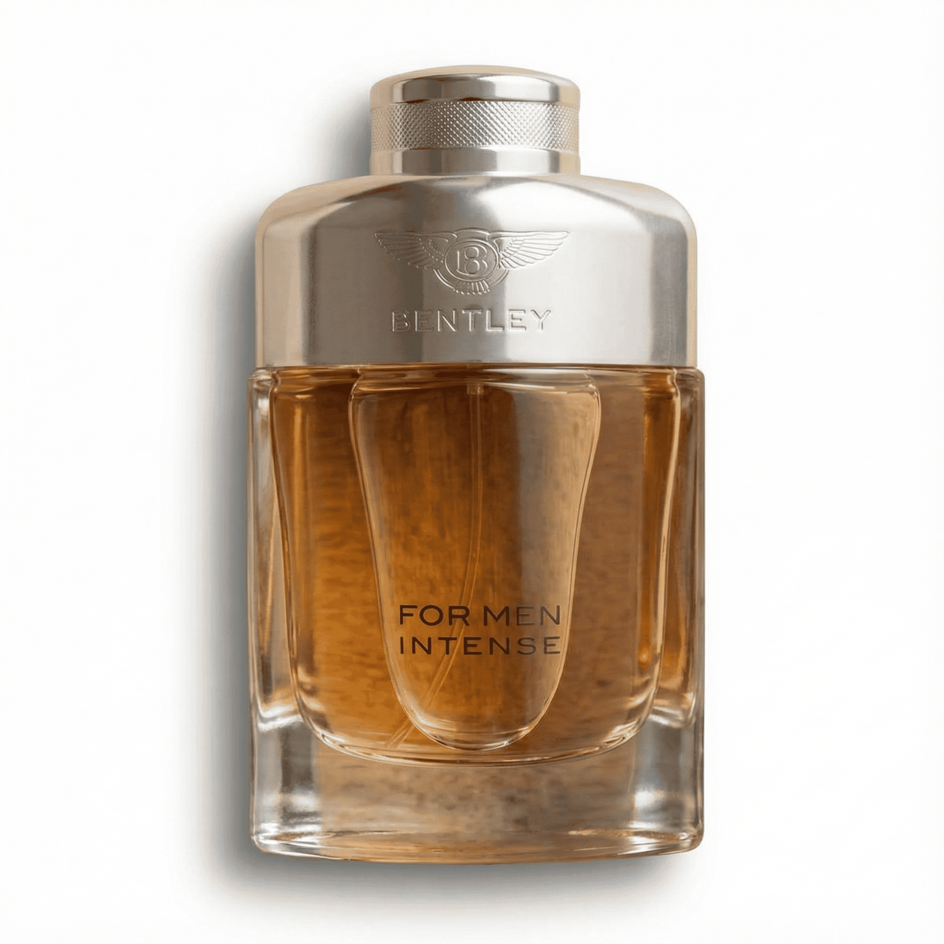 Luxurious Bentley men's cologne bottle for intense and sophisticated fragrance.